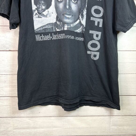 Michael Jackson King of Pop "YOU ARE NOT ALONE" Y2K Men's T-Shirt Unisex Size L - Picture 5 of 9